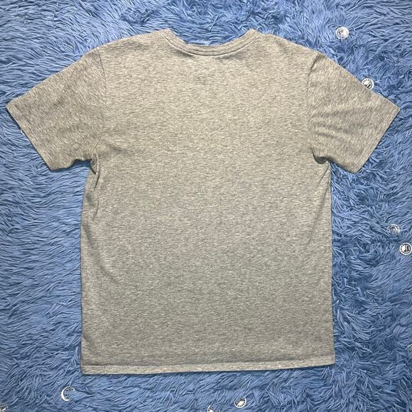 Nike Dri Fit Logo Shirt Size Medium Mens Athletic Neon Green Gray - Picture 2 of 11